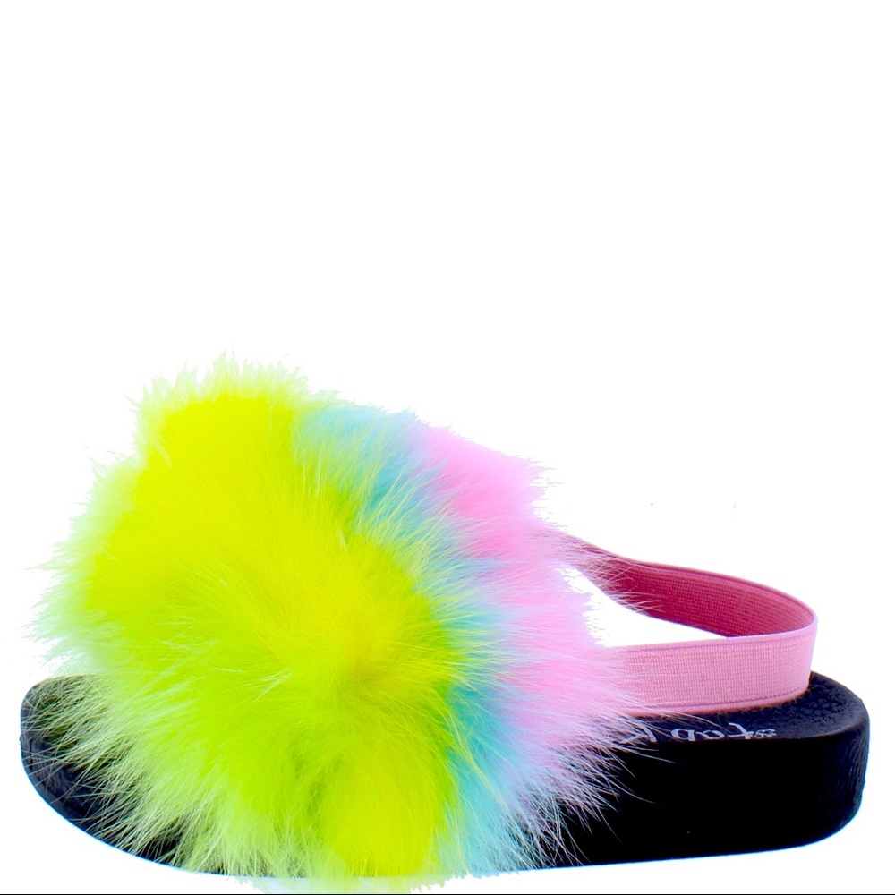 Kids custom fluff slides